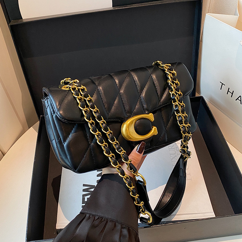 Luxury Quilted Bags - Bolso de Hombro Acolchado de Cuero