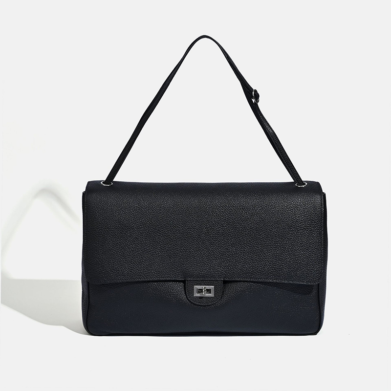 Luxury Bags With Silver Hardware - Bolsos de Hombro de Cuero Genuino