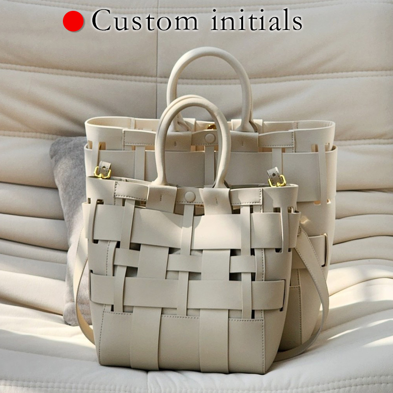 Luxury Bags Reseller - Iniciales personalizadas Bolsas de bolsas trenzadas