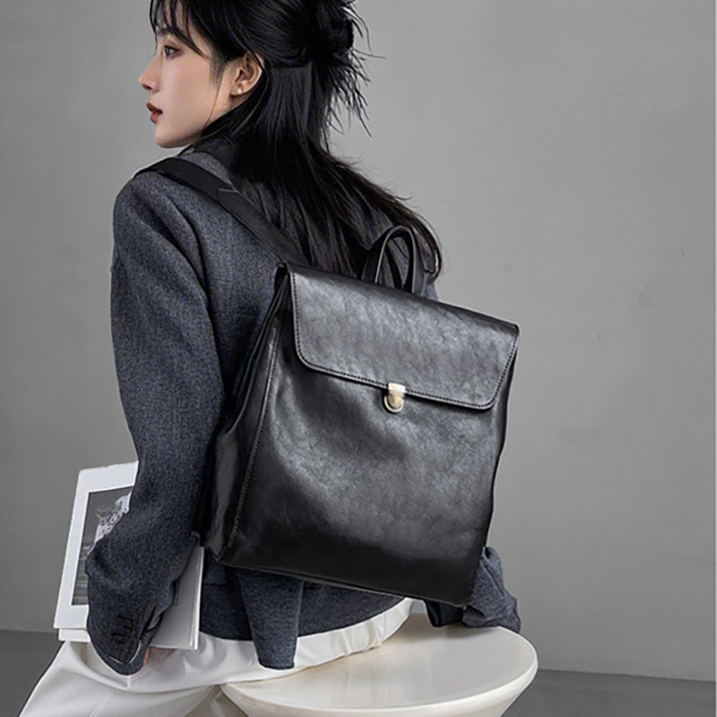 Luxury Bags Brands For Women - Mochila de cuero genuino de marca