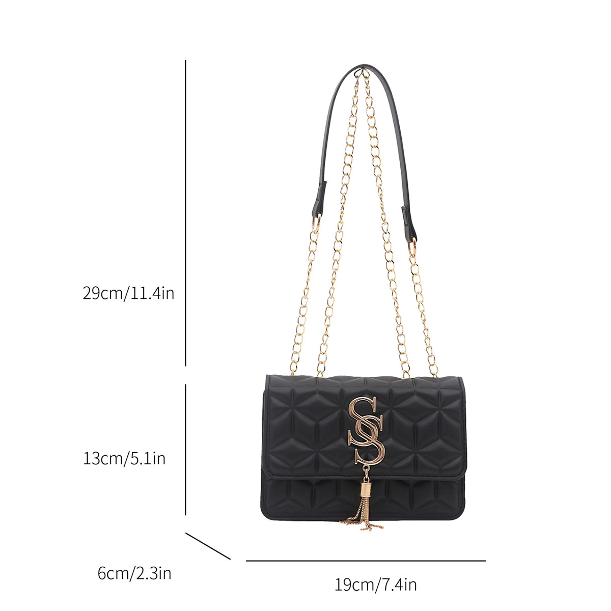 Bolso Pequeño Cuadrado Acolcha - Luxury Quilted Bags reseña y precio