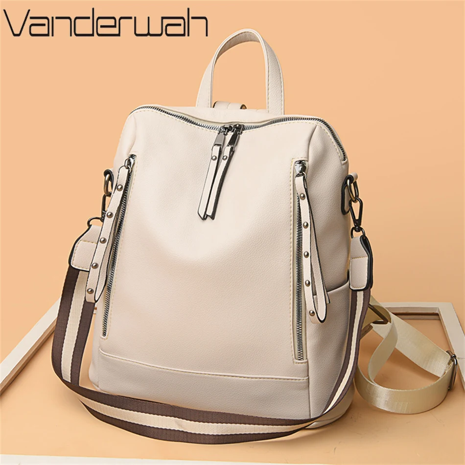 Mochila De cuero suave para es - Luxury Bags Brands For Women reseña y precio