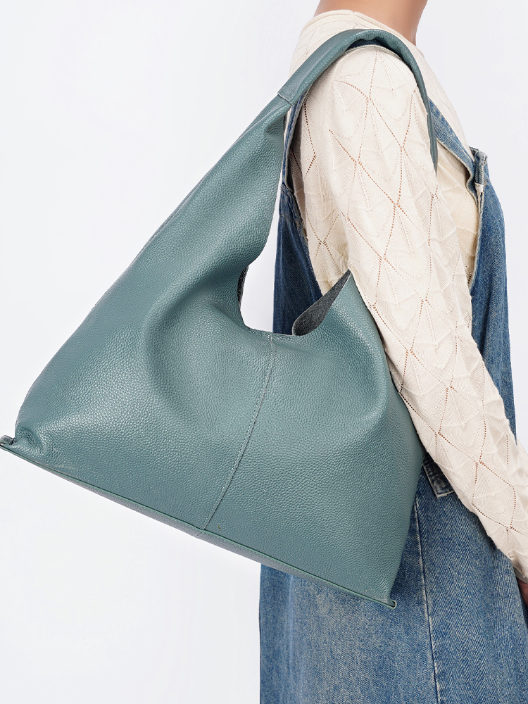 Bolso de mano grande de cuero  - Luxury Bags Reseller reseña y precio