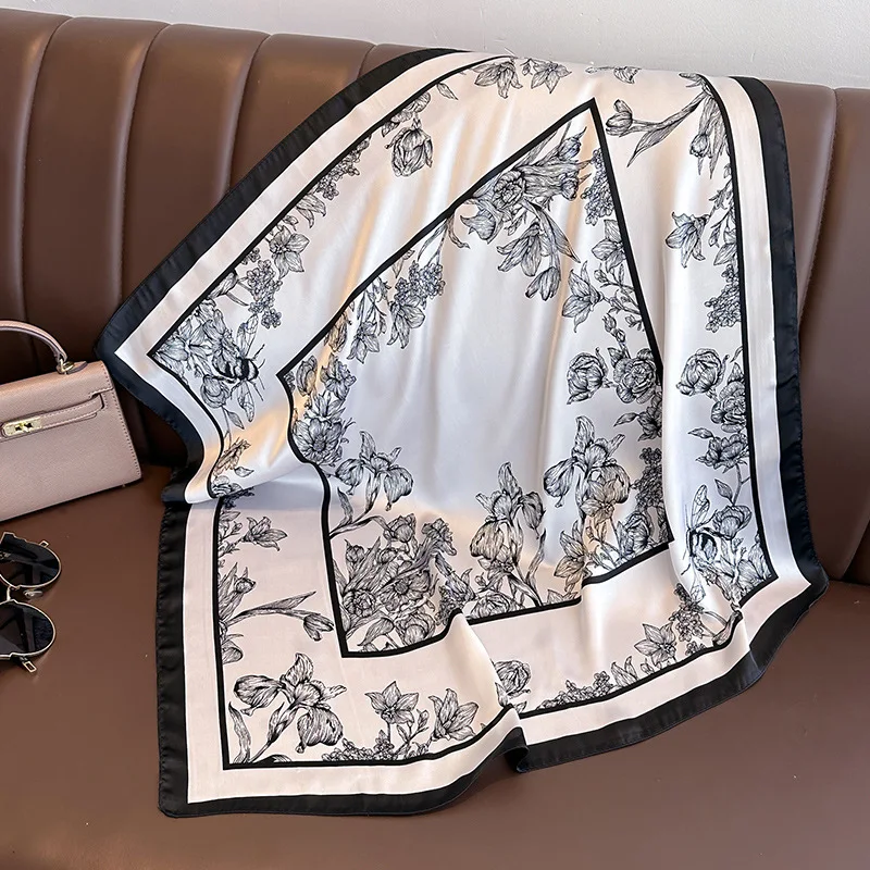 Bufanda cuadrada de seda con e - Luxury Bags Expensive reseña y precio
