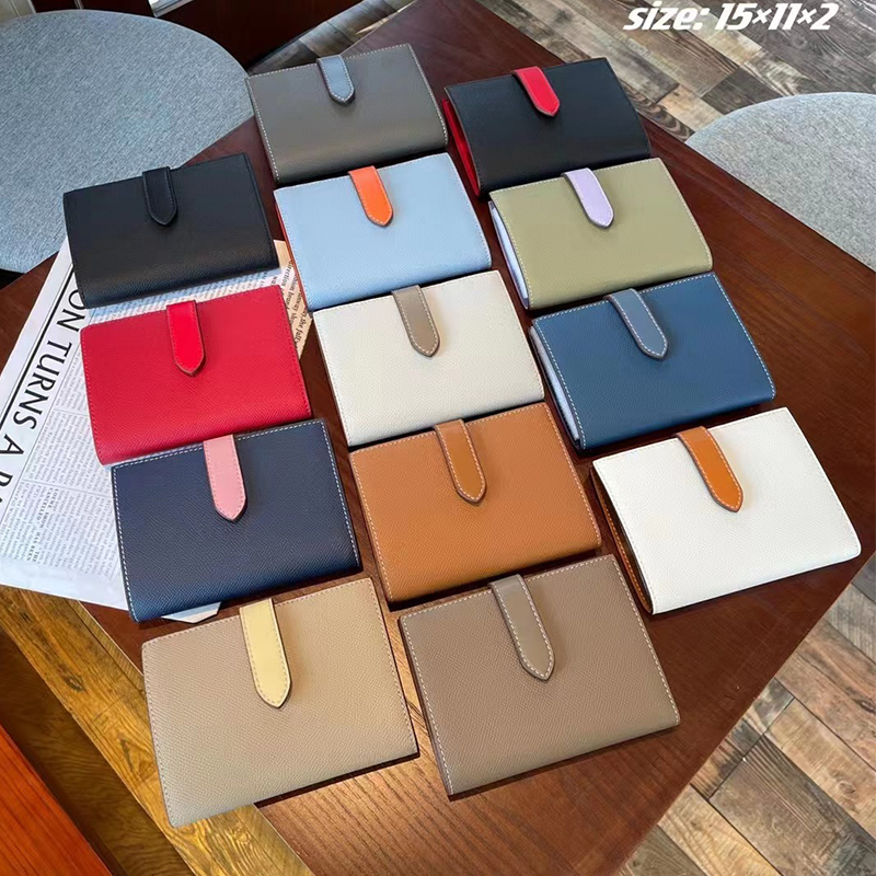 Cartera corta de cuero genuino - Luxury Quilted Bags reseña y precio