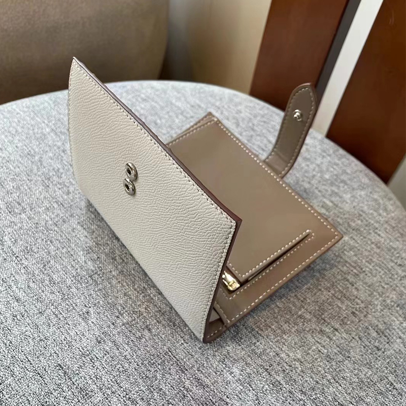 Cartera corta de cuero genuino - Luxury Quilted Bags reseña y precio
