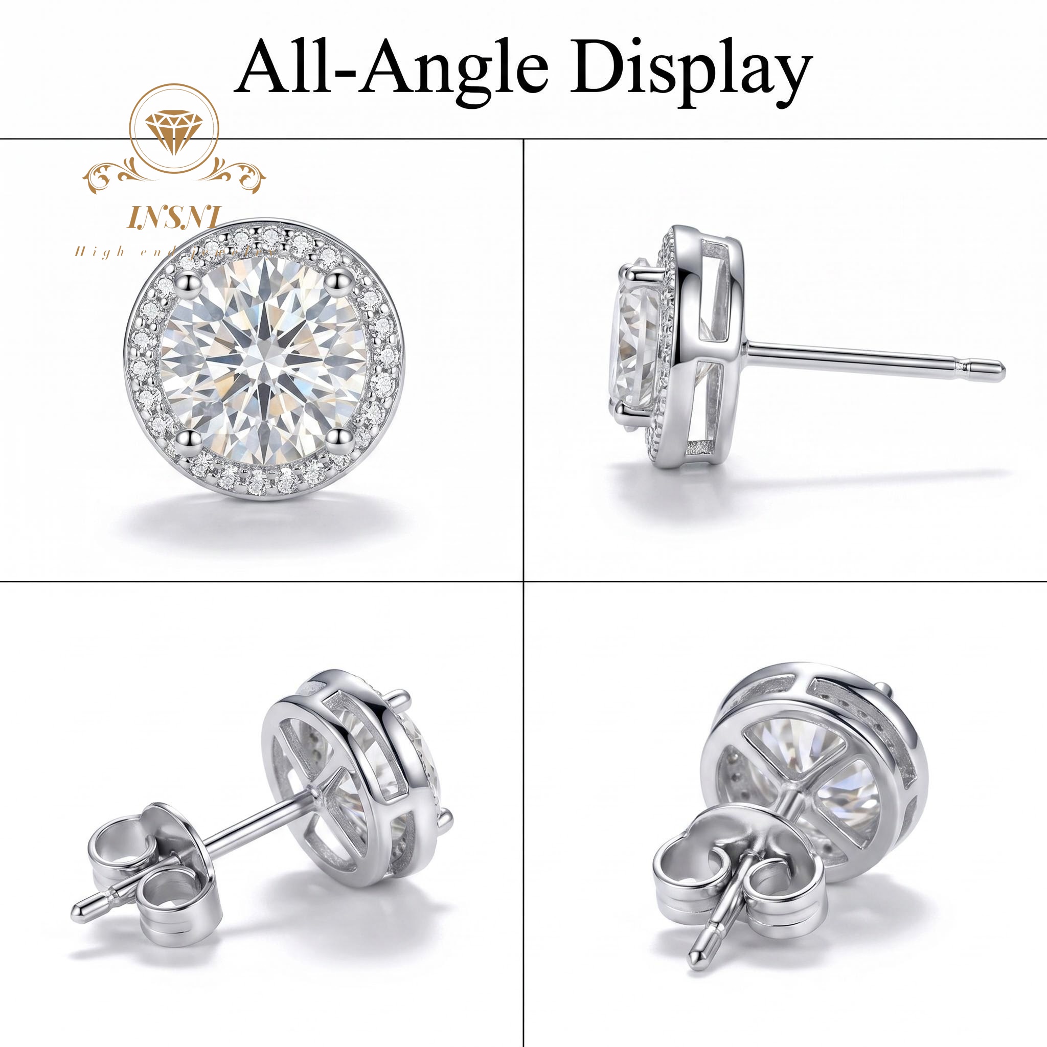Pendientes de Plata de Ley 925 - Luxury Bags Affordable reseña y precio
